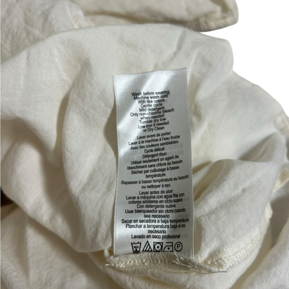 Hatch Maternity Lola Babydoll Ivory Mini Dress Baby Shower Party Boho Size S (1) - Picture 12 of 13